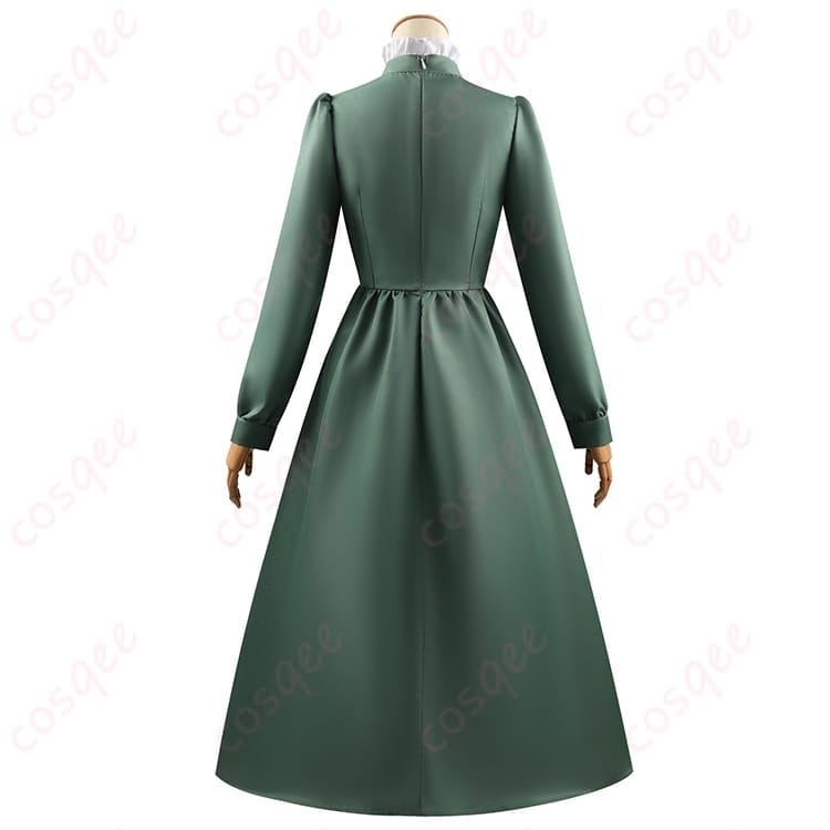 ハウルの動く城 ソフィー 緑ワンピースのコスプレ衣装 清楚クラシカルで写真映えもばっちり - 3枚目の画像