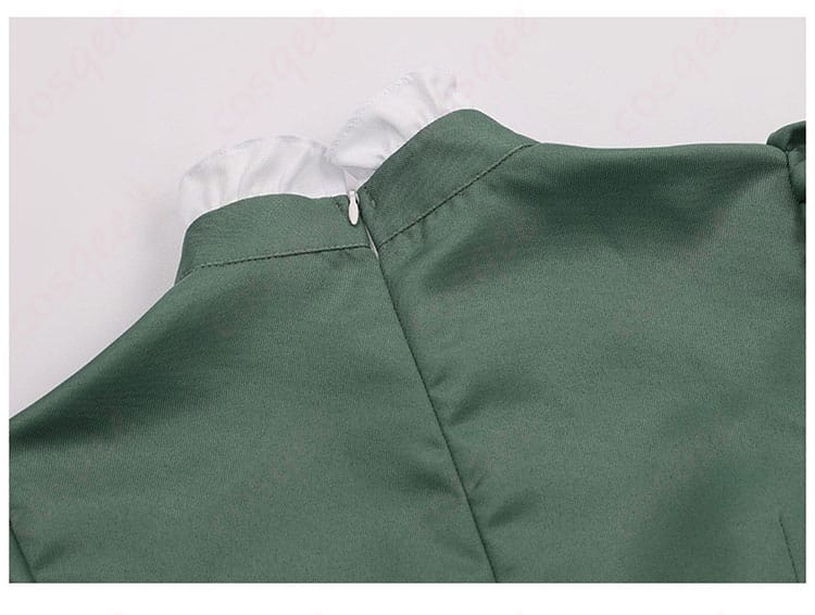 ハウルの動く城 ソフィー・ハッター コスプレ衣装 背面の装飾ディテール、完璧な仕上げ