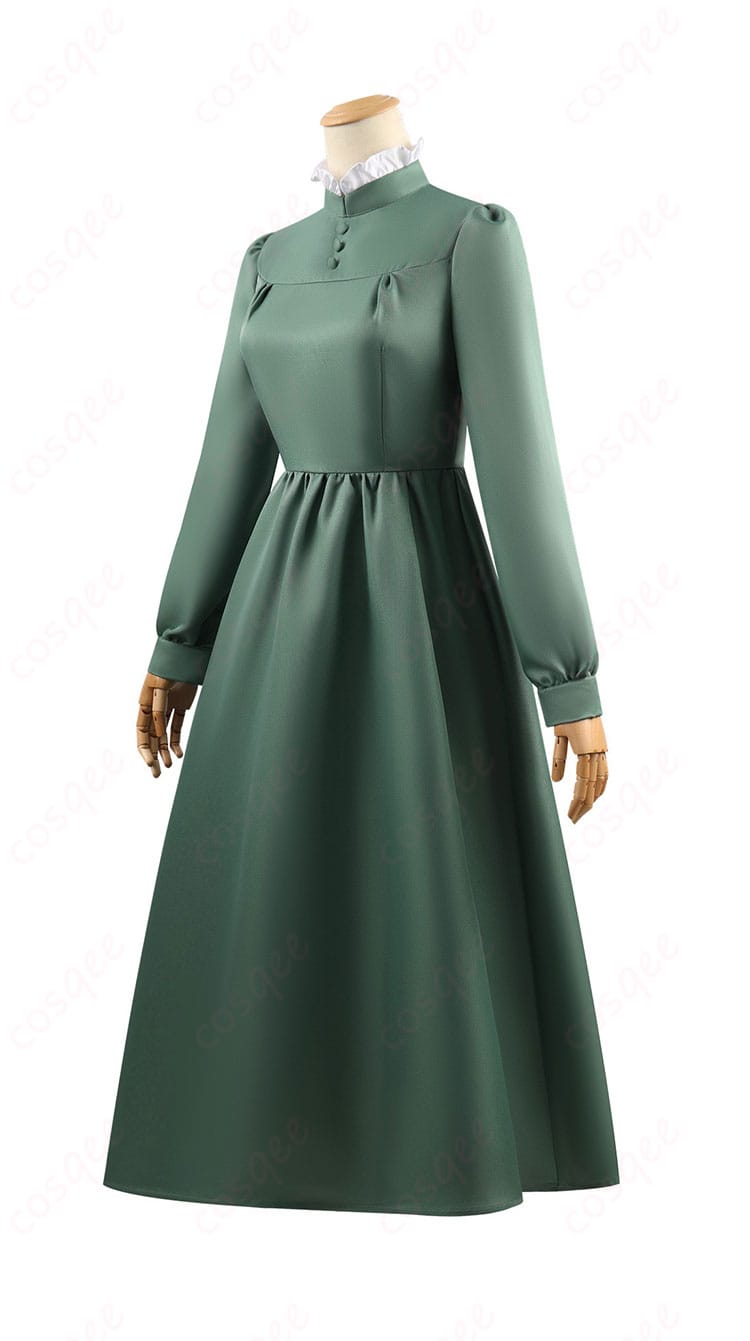 ハウルの動く城 ソフィー・ハッター コスプレ衣装 斜めから見た側面、細部まで再現されたデザイン