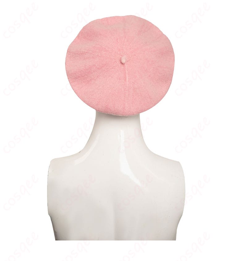 バービー コスプレ衣装 帽子後部のディテール。帽子の背面部分の詳細なデザイン。