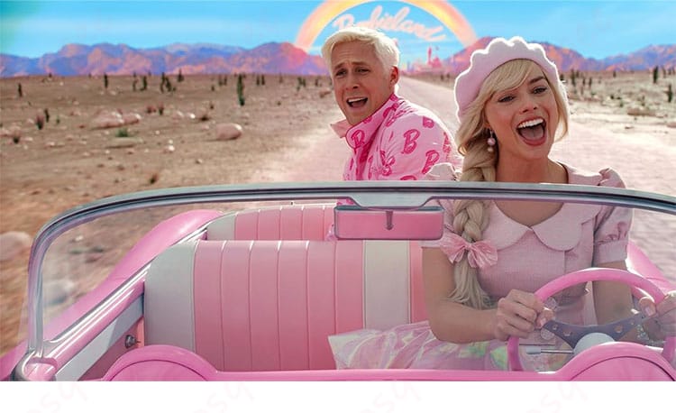 バービー コスプレ衣装 キャラクター画像。映画『バービー』のバービーを忠実に再現したコスプレ衣装。