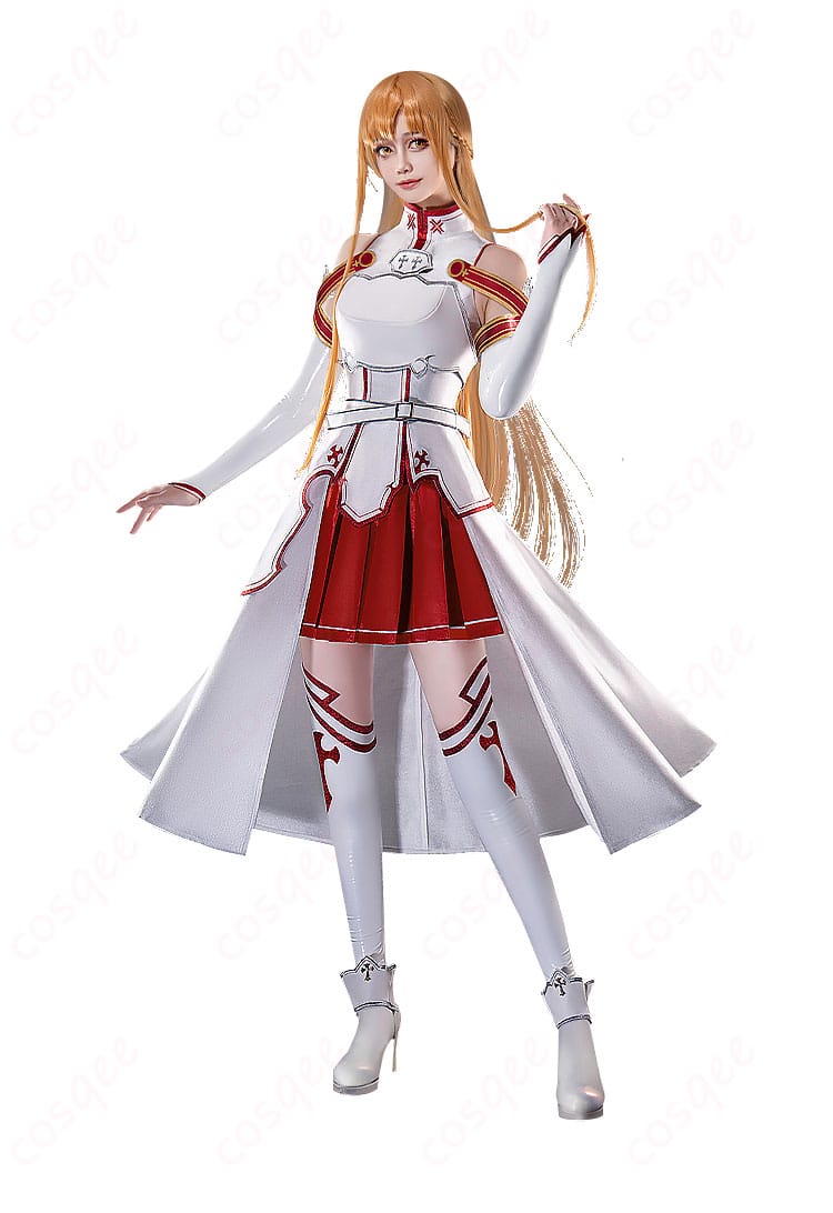 アスナコスプレ衣装の左側の細部デザイン