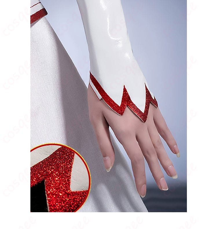 アスナコスプレ衣装の袖口の装飾ディテール