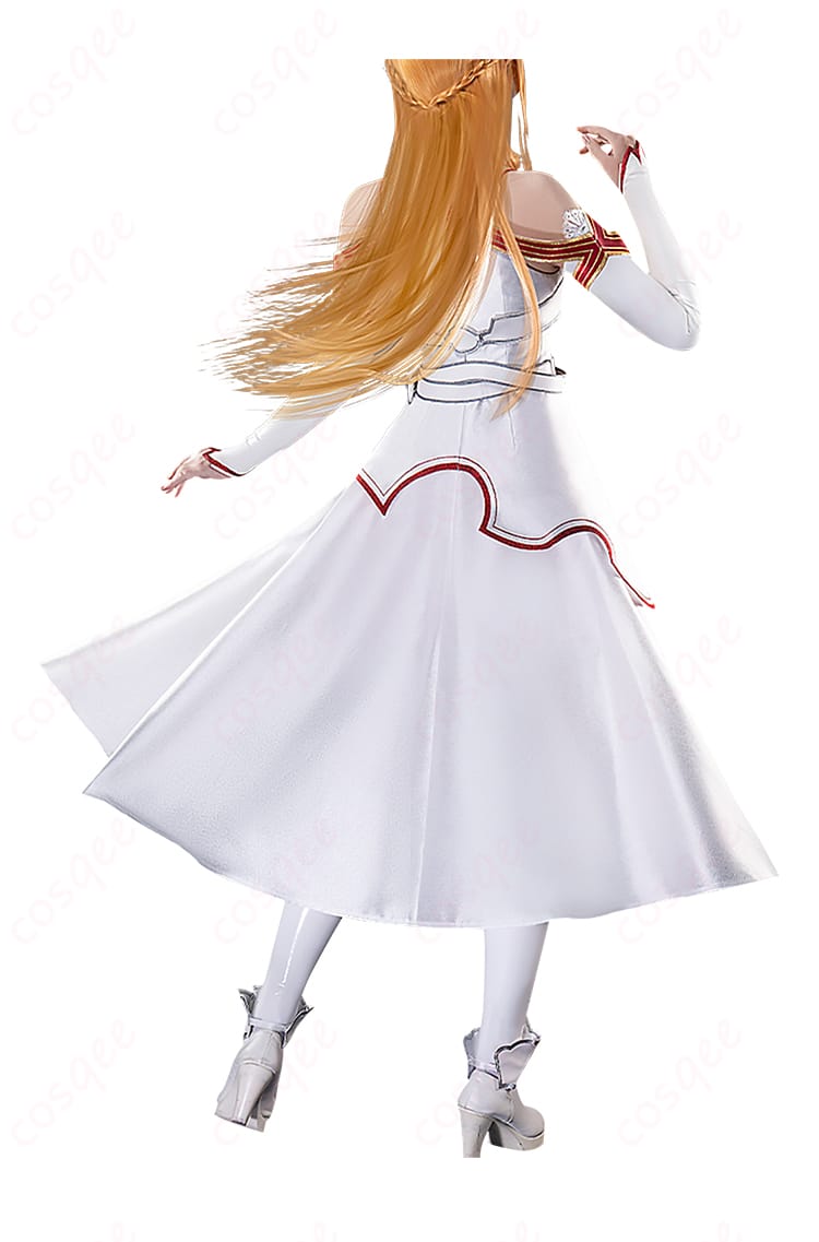 アスナコスプレ衣装の背面ディテール