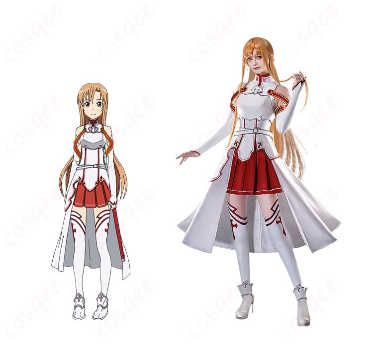 アスナのコスプレ衣装とキャラクター「アスナ」の組み合わせ