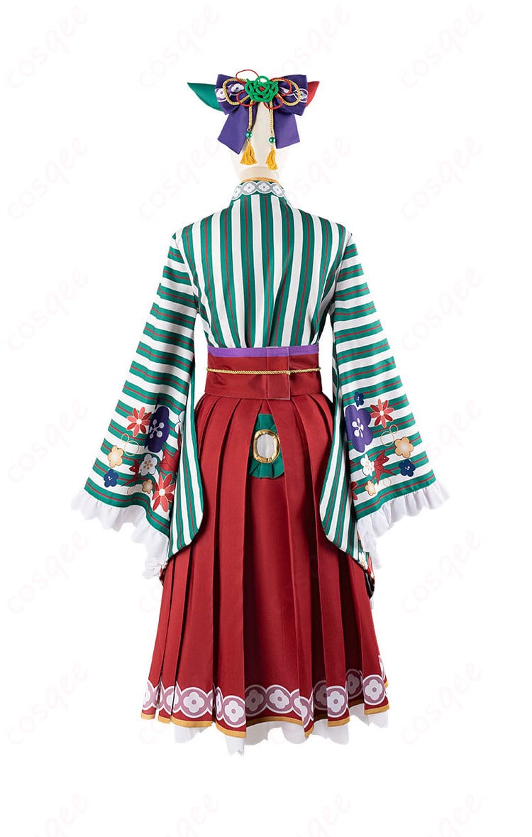 ウマ娘 プリティーダービー ナイスネイチャ コスプレ衣装 背面画像