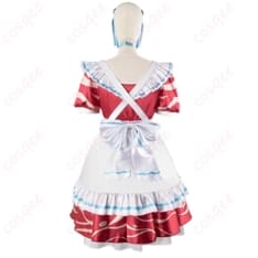 VTuber赤見かるび風メイド コスプレ衣装 可憐で写真映えする上品シルエット - 5枚目の画像（サムネイル）