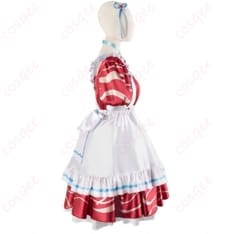 VTuber赤見かるび風メイド コスプレ衣装 可憐で写真映えする上品シルエット - 3枚目の画像（サムネイル）