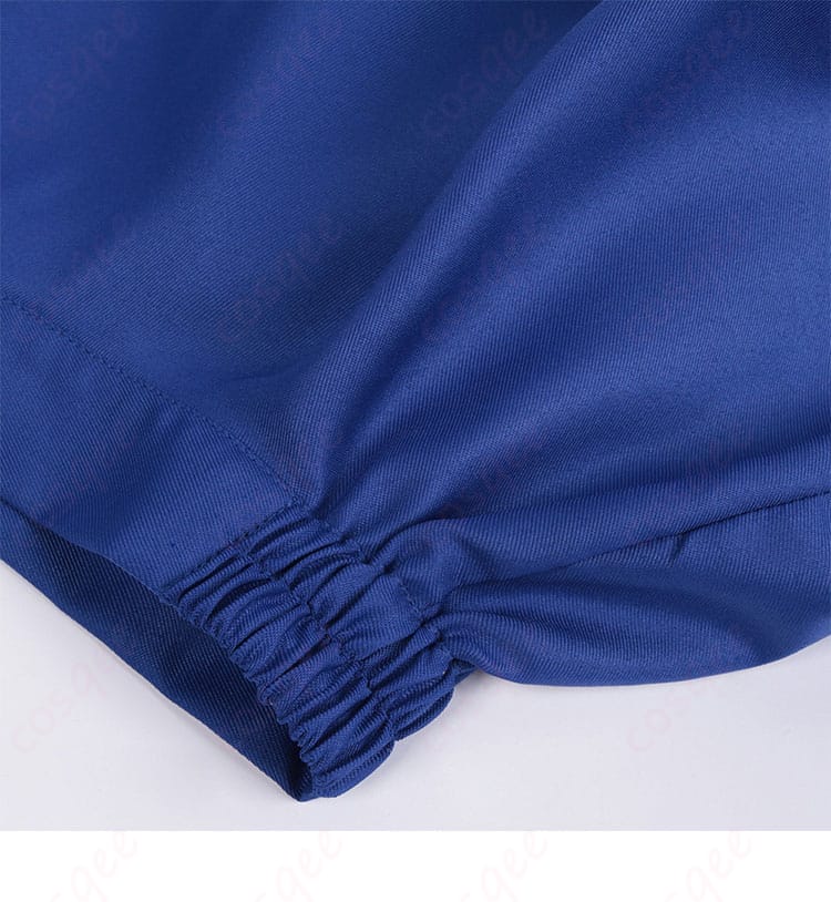 アクア コスプレ衣装 スカートのヘッドディテール、豪華な刺繍とデザイン。