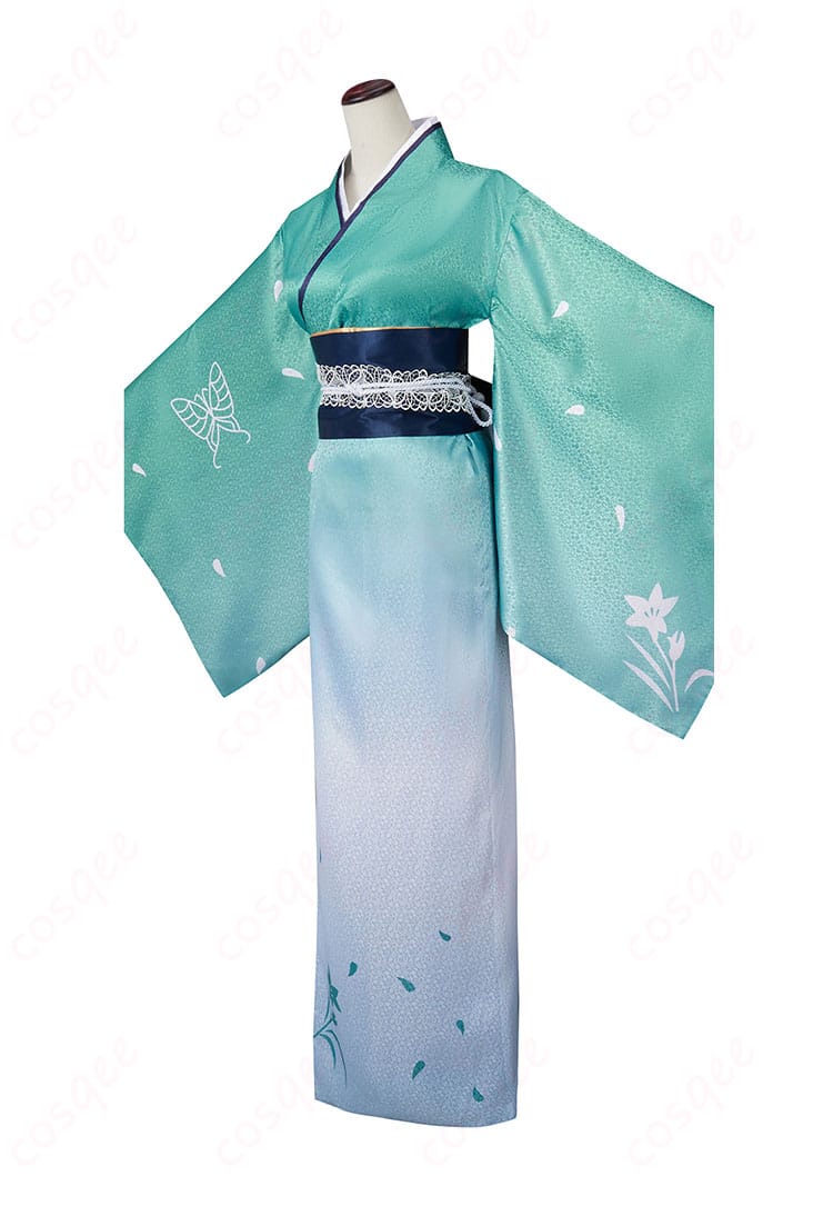 商品側面図|モルガン コスプレ衣装、側面のディテールも完璧に再現。