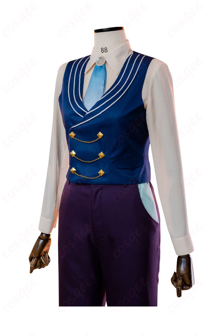 内搭上衣のサイド装飾のディテール、神代類 コスプレ衣装