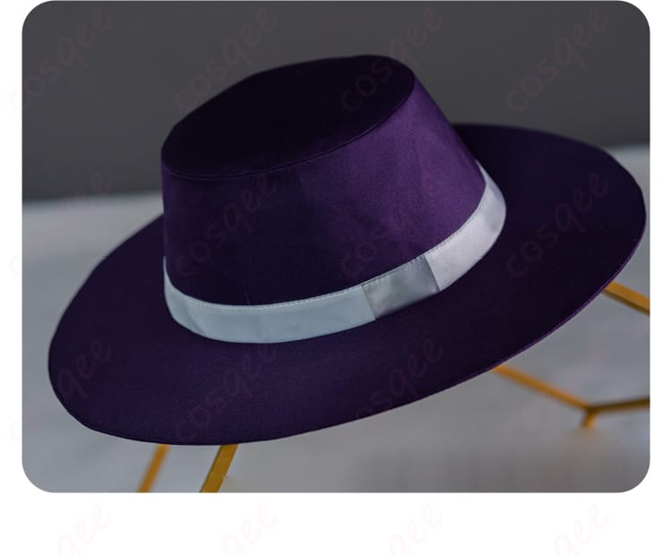 コスプレ衣装の帽子装飾ディテール、神代類の特徴的なアクセサリー