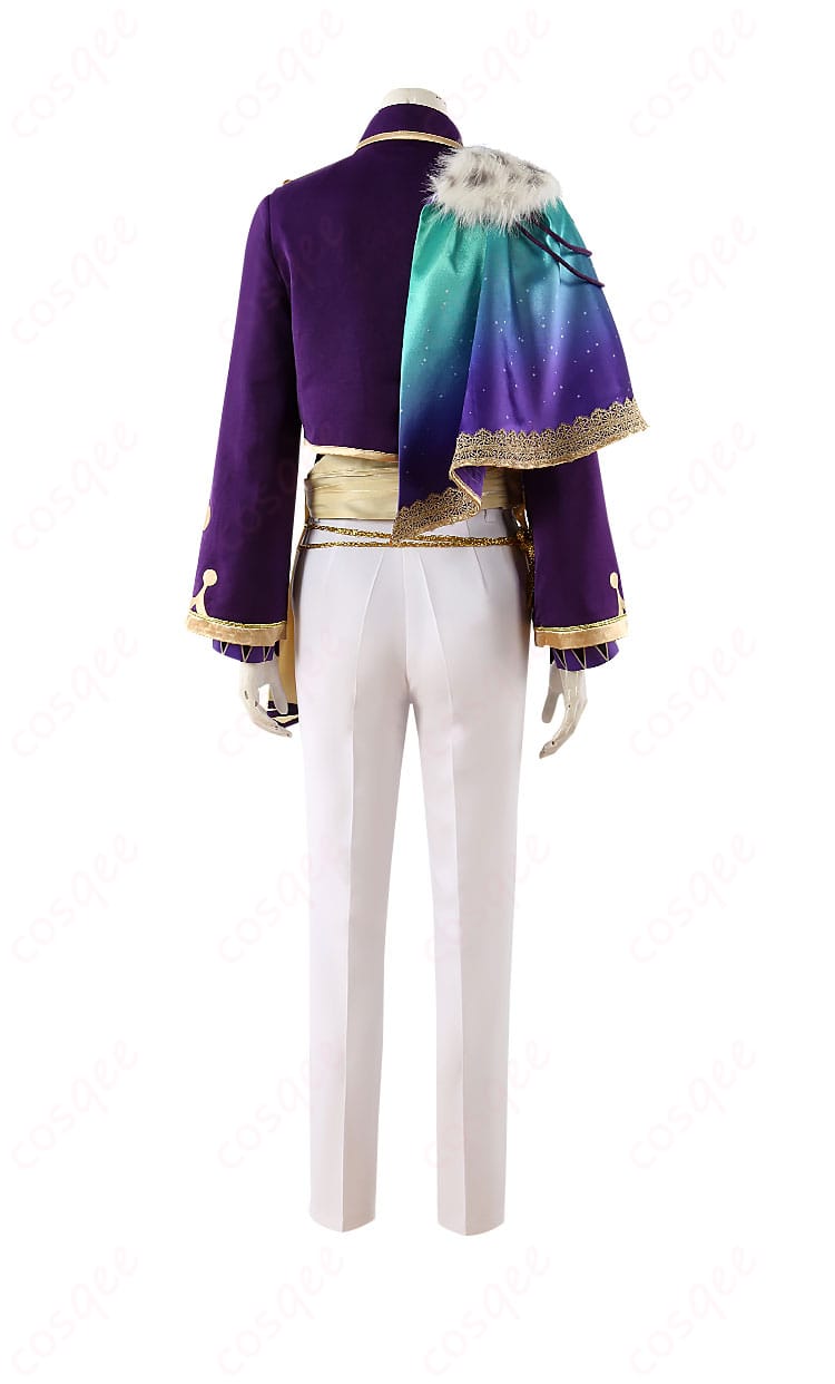 神代類 コスプレ衣装 背面デザイン。衣装の背面には美しい装飾が施されており、後ろ姿も完璧に再現されています。