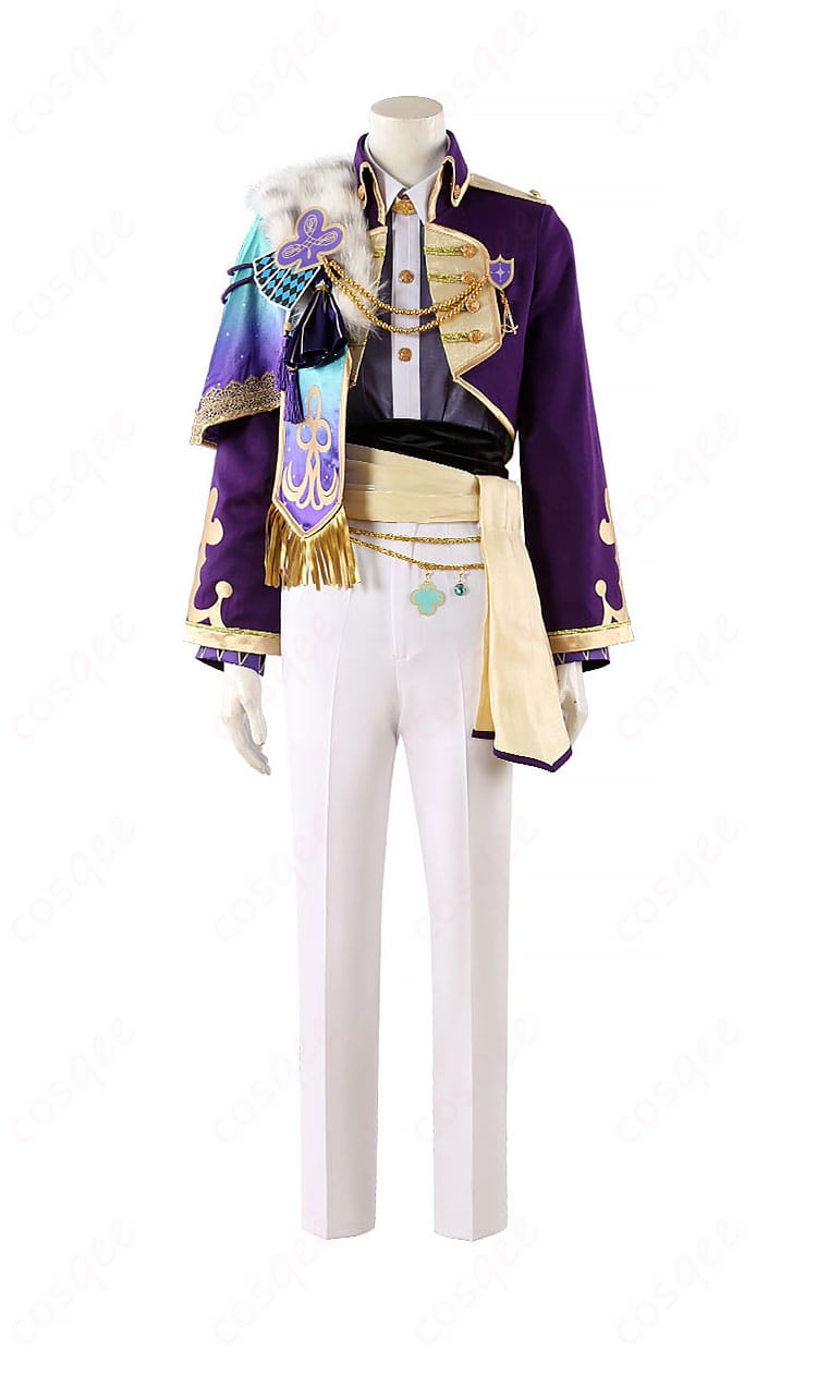 神代類 コスプレ衣装 正面から見たデザイン。精緻なディテールと完璧な再現度で、プロジェクトセカイのキャラクターが息を吹き込まれたように感じられます。