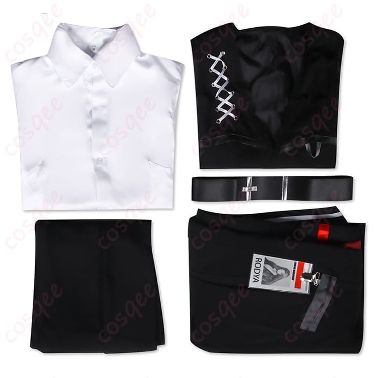 Limbus Company ロージャの雰囲気を纏うダークスーツ風コスプレ衣装 - 8枚目の画像