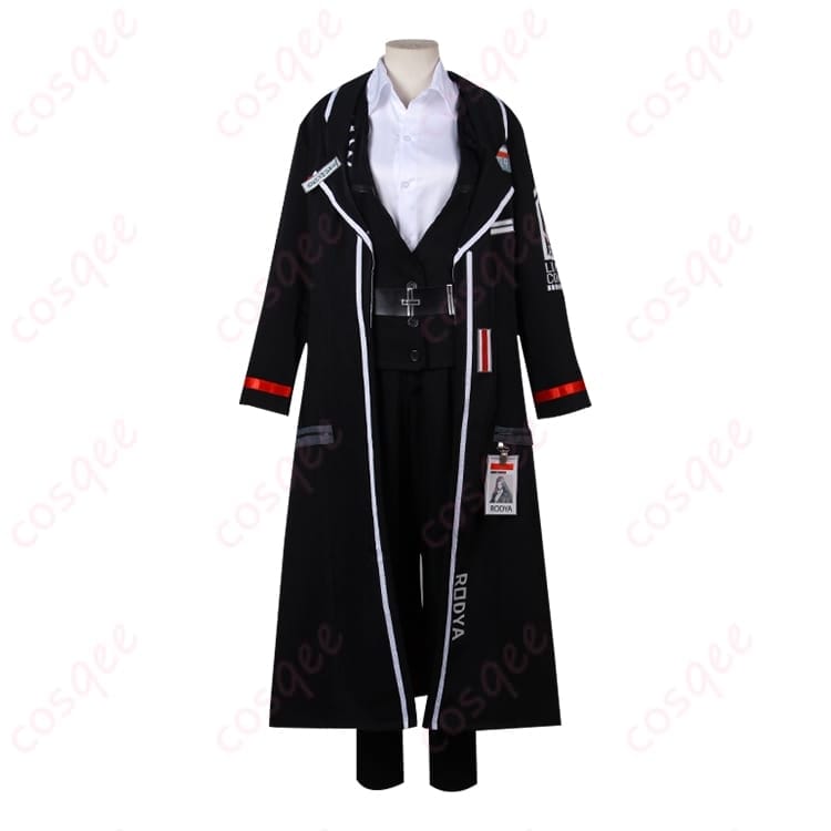 Limbus Company ロージャの雰囲気を纏うダークスーツ風コスプレ衣装 - 1枚目の画像