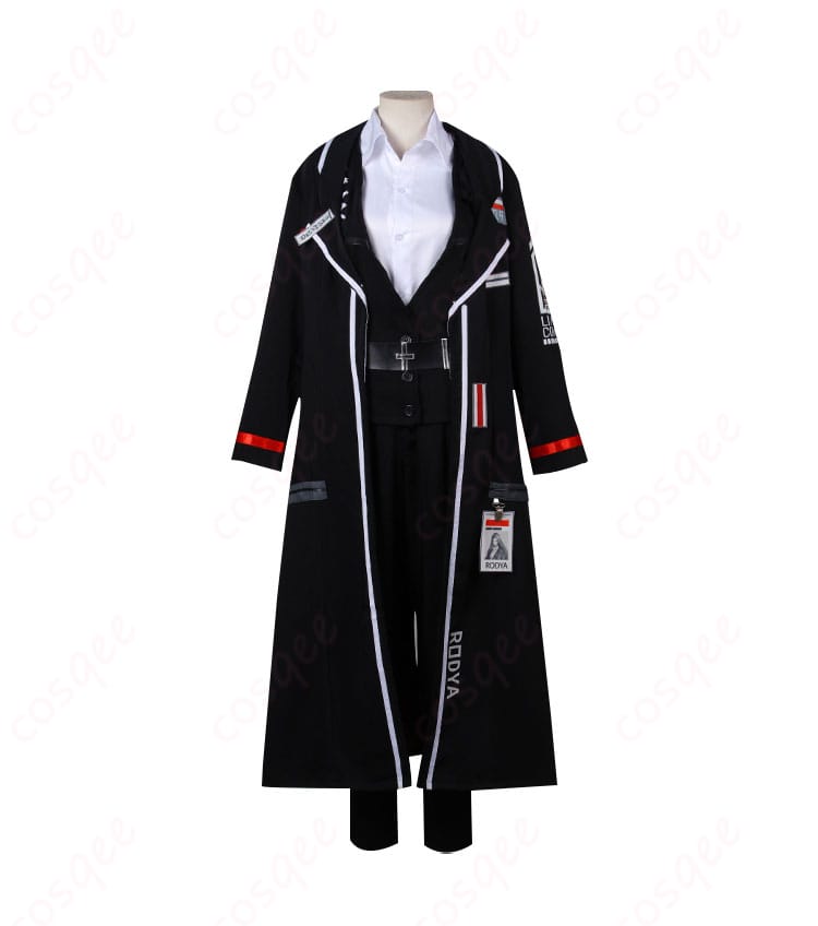 Limbus Company ロージャのコスプレ衣装の正面ビュー。精緻なディテールが確認できます。