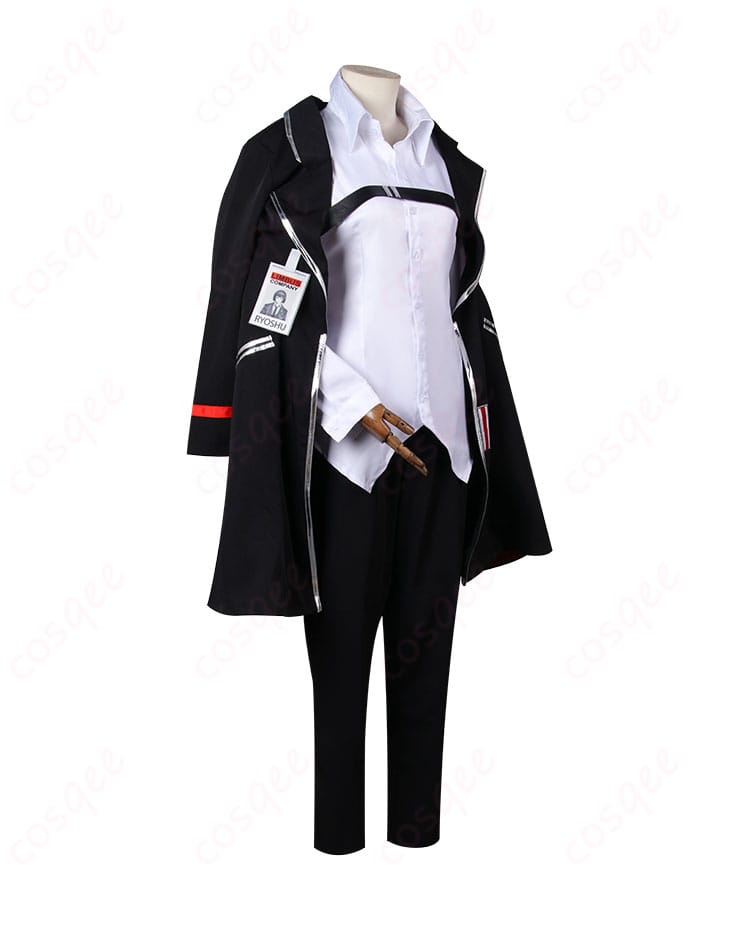 Limbus Company 良秀 コスプレ衣装の側面写真。衣服のシルエットとディテールを確認できます。