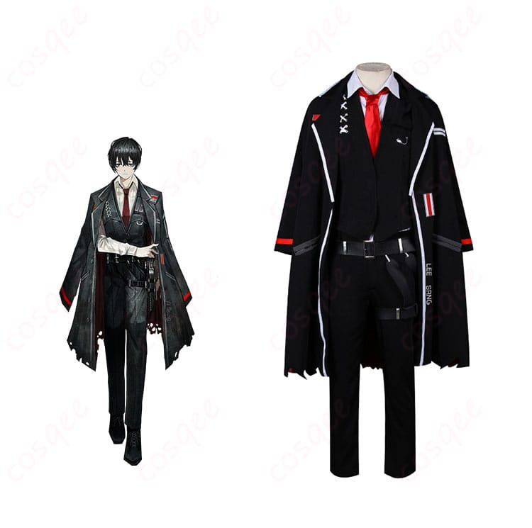 商品正面とイサンキャラクターの組み合わせコスプレ衣装の画像