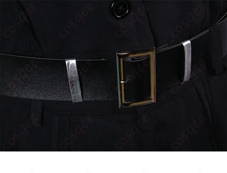 腰ベルト装飾ディテール、ムルソーコスプレ衣装の腰部分の美しい装飾が目を引きます。