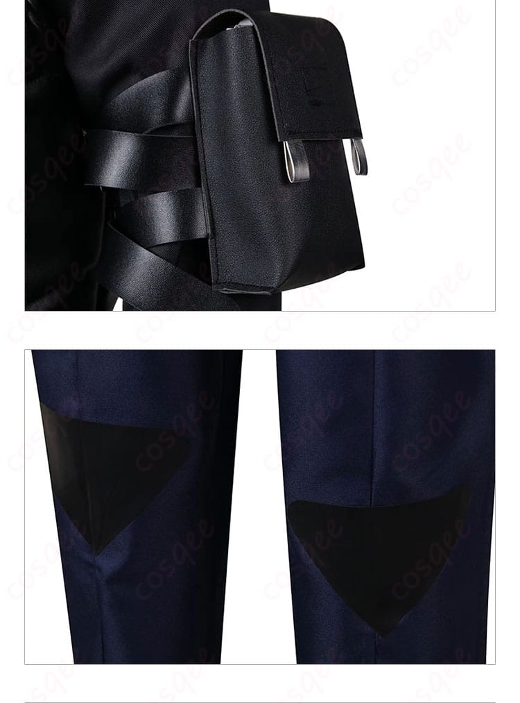 手腕とパンツの装飾の細部 - Limbus Company ホンル コスプレ衣装の手腕とパンツの装飾を強調。