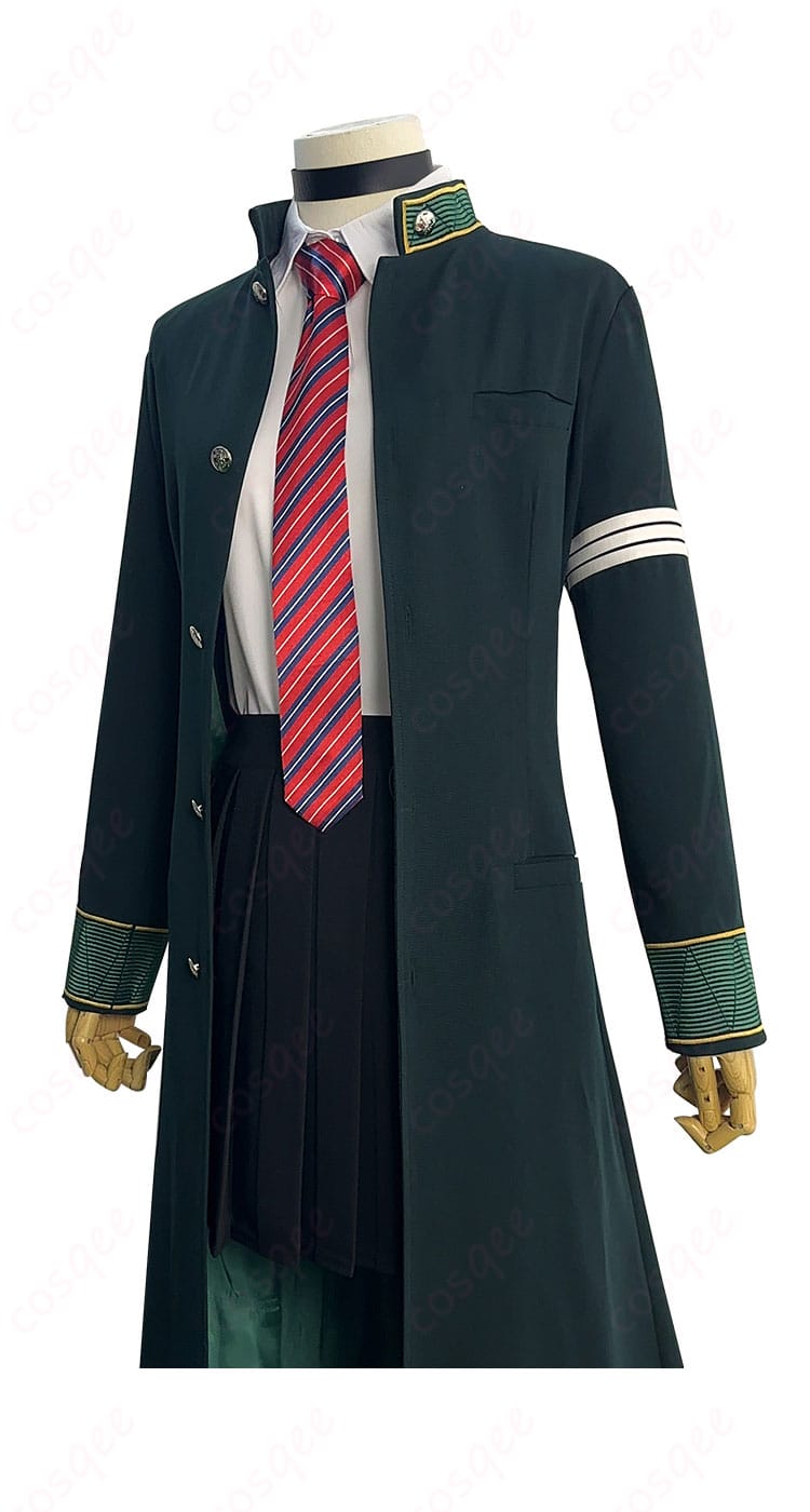 ウィンブレ 椿野佑 制服 コスプレ衣装のネクタイ装飾の細部をアップで表示。