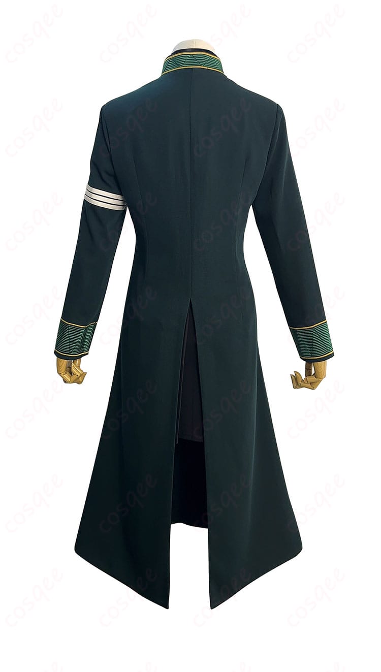 ウィンブレ 椿野佑 制服 コスプレ衣装の背面デザイン詳細。