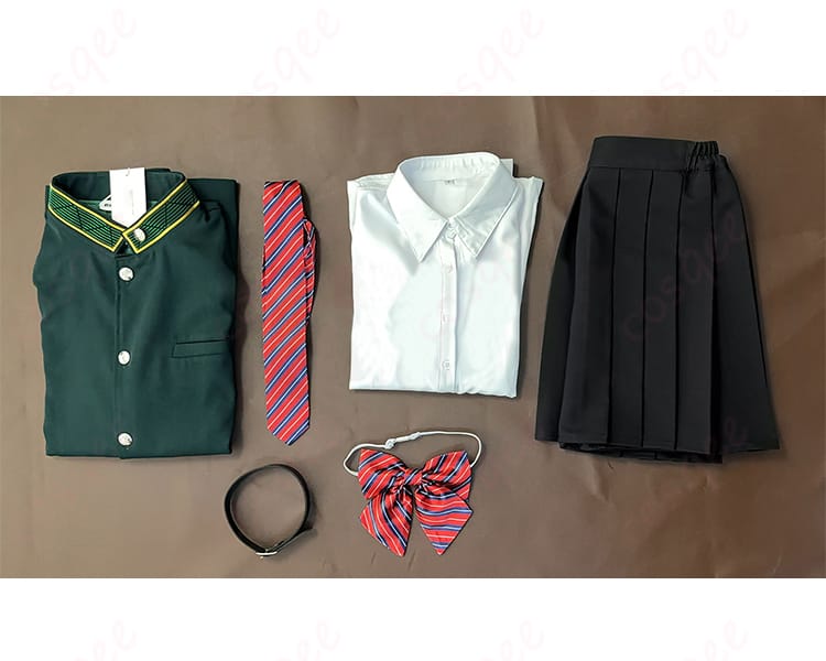 ウィンブレ 椿野佑 制服 コスプレ衣装のセット内容全体を展示。