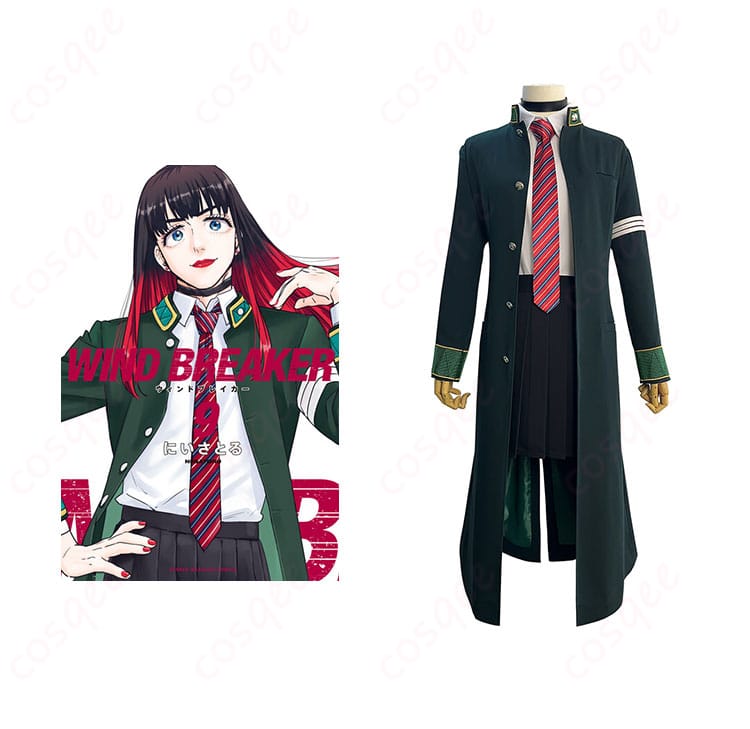 ウィンブレ 椿野佑 制服 コスプレ衣装の正面デザインとキャラクターの組み合わせを忠実に再現。