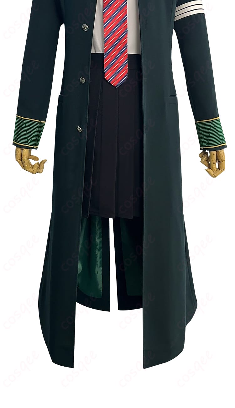 ウィンブレ 椿野佑 制服 コスプレ衣装の下衣装のデザインと装飾の細部。