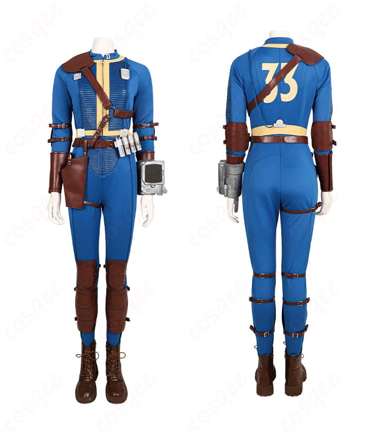 フォールアウト ルーシー・マクレーン コスプレ衣装 正面と背面