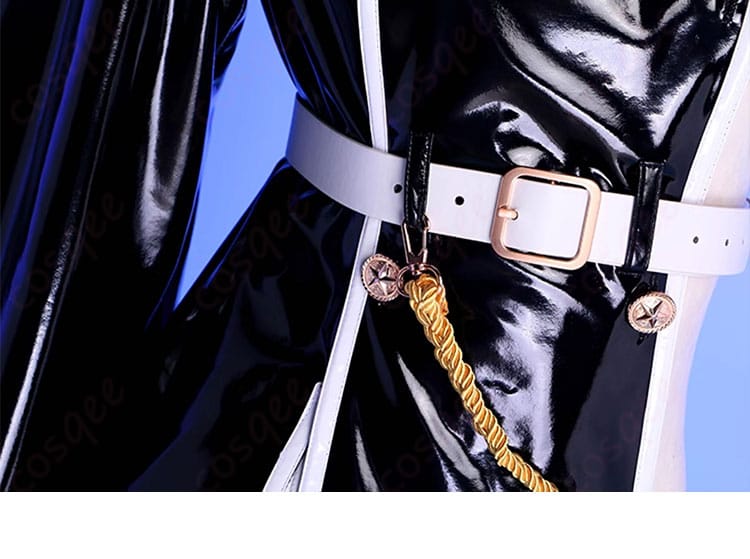 腰帯の装飾詳細画像 - 阿良河キウィのコスプレ衣装の腰帯の装飾部分、キャラクターの特徴的なデザイン。