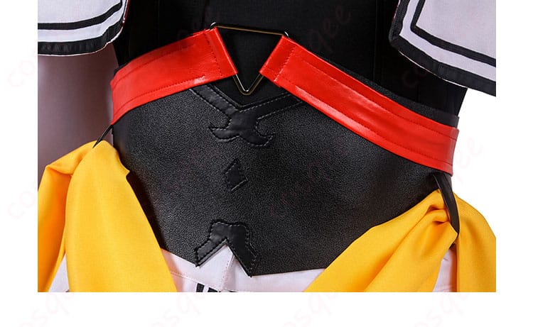 Fate/Grand Order 長尾景虎 コスプレ衣装 - 腰部の腰封装飾の詳細、フィット感をチェック