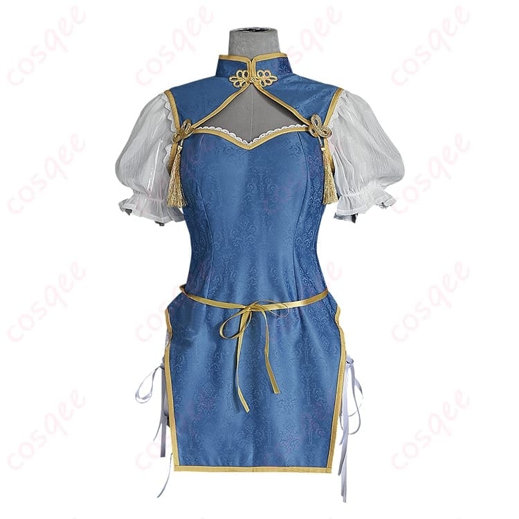 FAIRY TAIL ルーシィ・ハートフィリア チャイナドレス コスプレ｜軽やかで写真映えする映えシルエット - 1枚目の画像