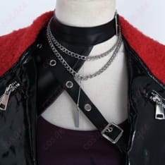 プロセカ 白石杏 決戦の時コスプレ ダーククールに決まる着映えセット - 5枚目の画像（サムネイル）