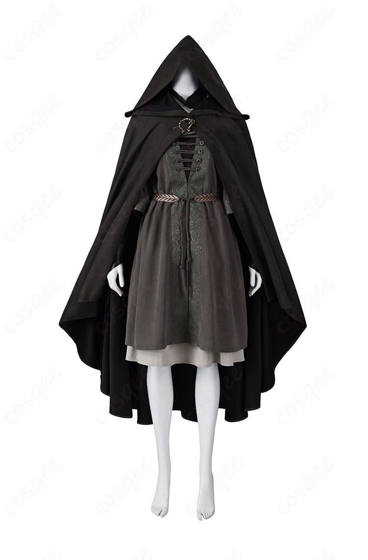 エルデンリング メリナ コスプレ衣装 正面画像 - コスプレ衣装の正面全体像、メリナの特徴をしっかり表現