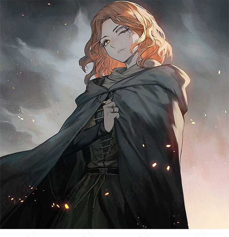 エルデンリング メリナ コスプレ衣装 役柄画像 - メリナのキャラクターを忠実に再現したコスプレ衣装