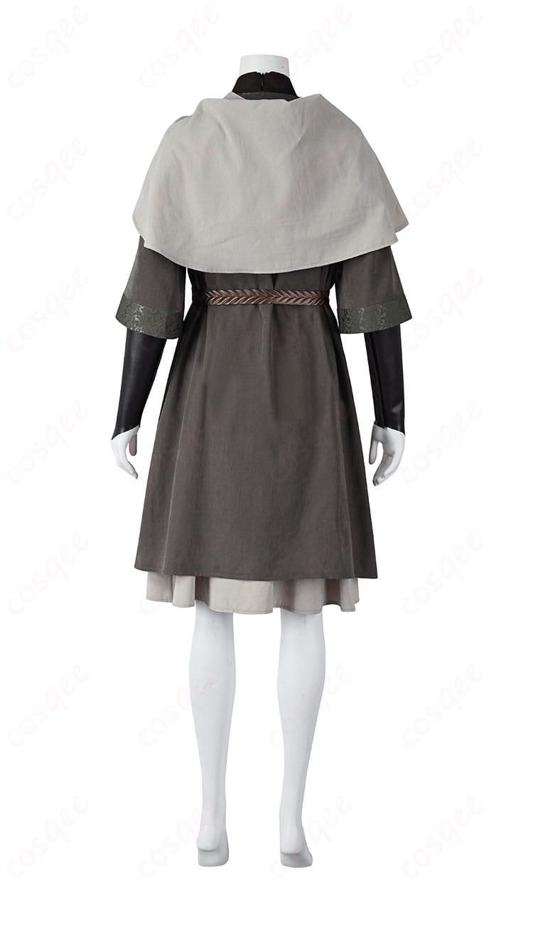 エルデンリング メリナ コスプレ衣装 衣裙背面詳細 - 衣裙背面のデザイン、キャラクターの特徴がよく表れている