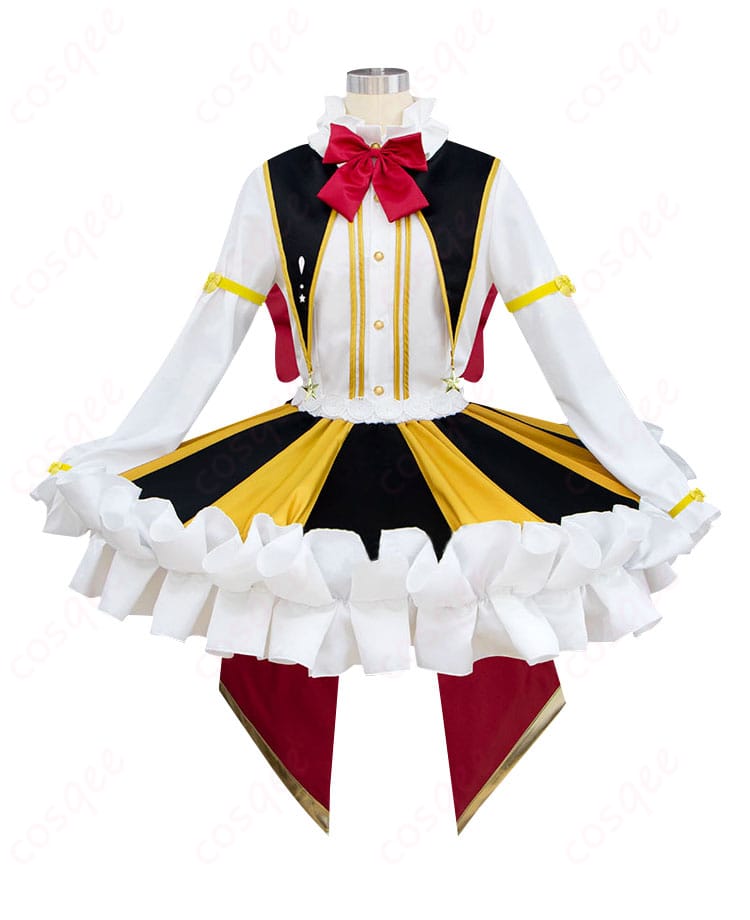 商品正面のコスプレ衣装、初音ミクの衣装が鮮明に見える