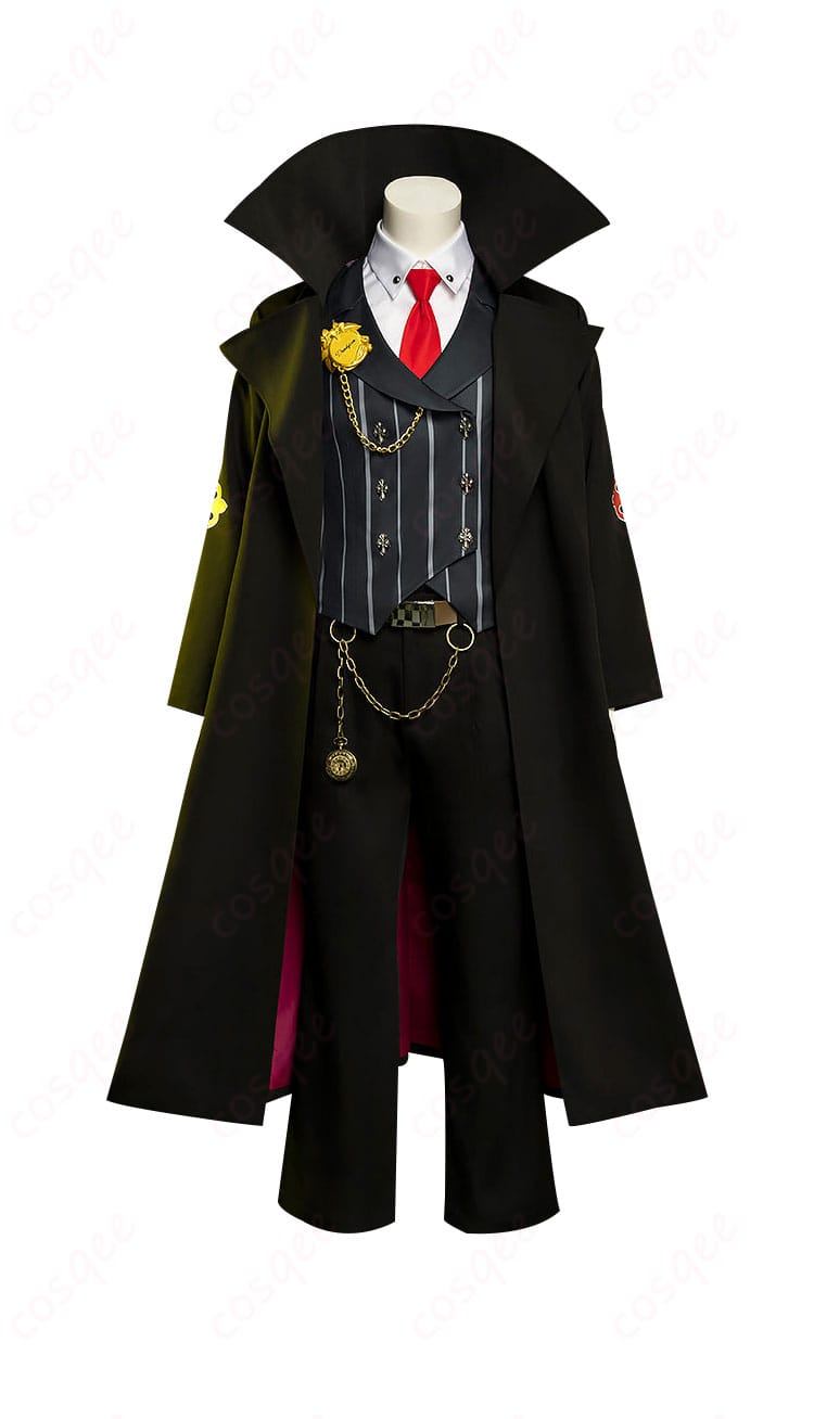 商品正面画像 - ギルティギア ストライヴのスレイヤーコスプレ衣装の全体正面図。