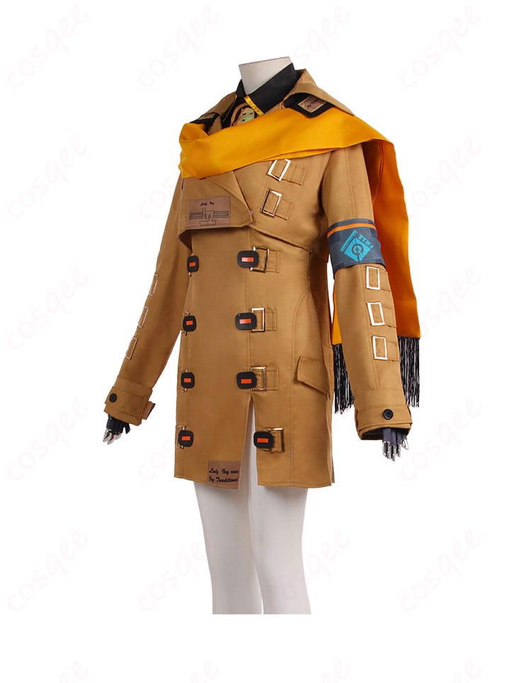 GUILTY GEAR -STRIVE- ミリア=レイジ コスプレ衣装 側面画像。細部まで忠実に再現されたデザイン。