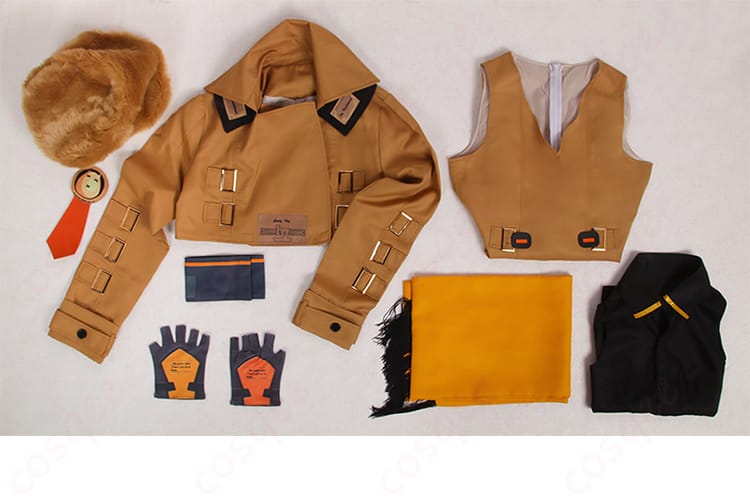 ミリア=レイジ コスプレ衣装 セット内容の詳細画像。衣装一式が完璧に再現されています。