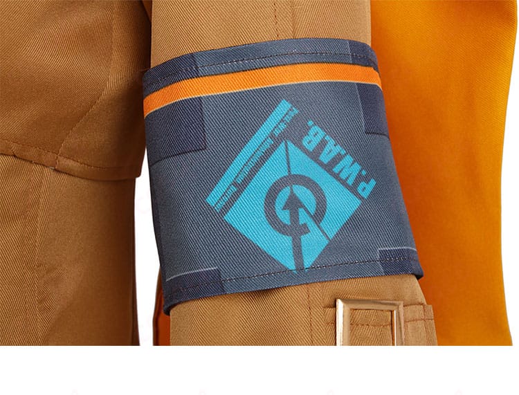 ミリア=レイジ コスプレ衣装 手臂の配飾詳細。役柄に合わせた装飾が魅力。