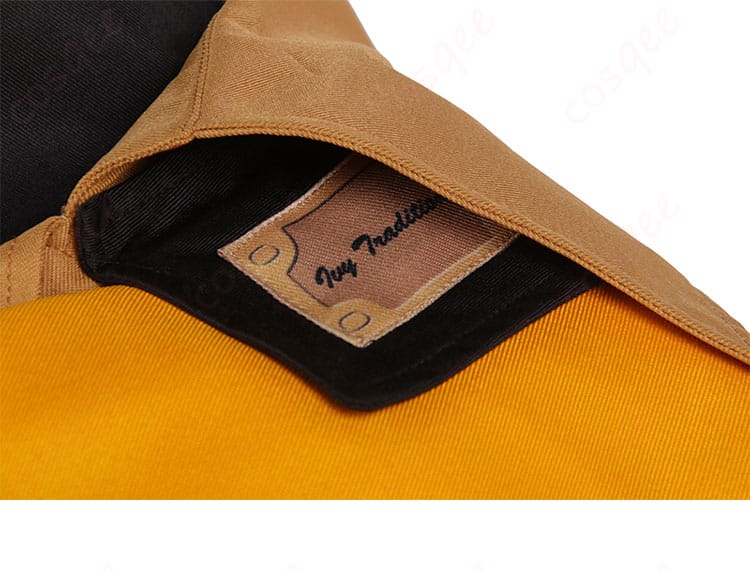 ミリア=レイジ コスプレ衣装 衣領部分の装飾詳細。精巧なデザインが特徴。