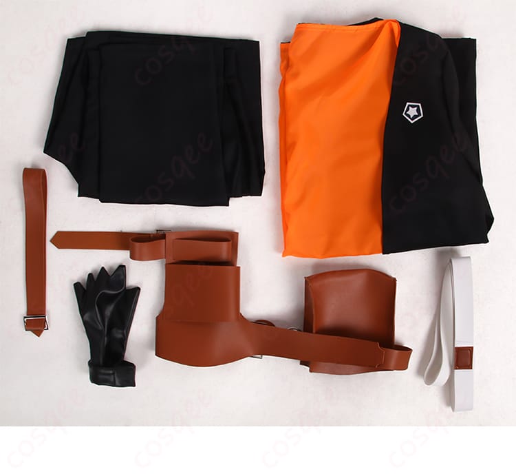 セット内容を展示した画像 - ハッピーケイオスコスプレ衣装のセット内容紹介