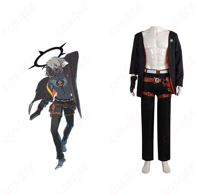 商品正面とハッピーケイオスのキャラクターを組み合わせたコスプレ衣装画像 - 高い再現度のコスプレ衣装