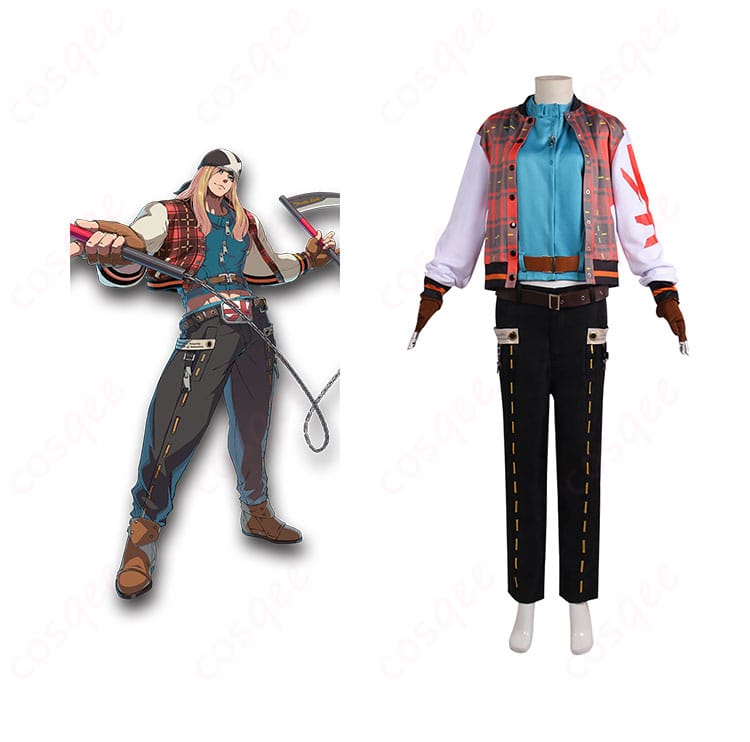 商品正面とアクセル=ロウのキャラクター画像 - ギルティギア ストライヴ コスプレ衣装