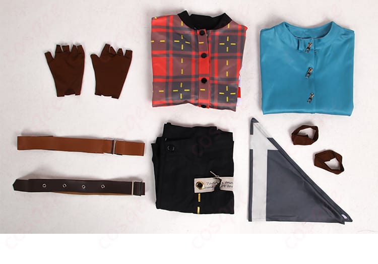 セット内容の展示 - アクセル=ロウ コスプレ衣装の全体セット