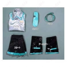 初音ミクの魅力をまとう王道コスプレ衣装 発色映えで写真が決まる快適セット - 4枚目の画像（サムネイル）