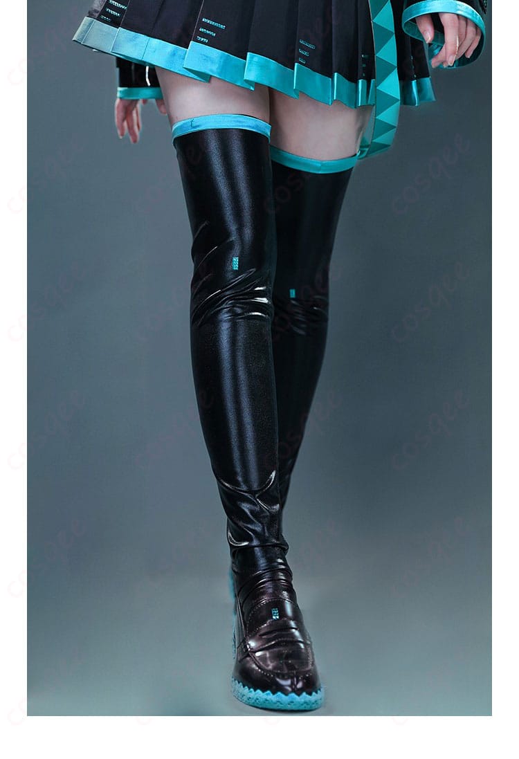 ブーツの装飾詳細 | 初音ミク コスプレ衣装 ブーツの装飾